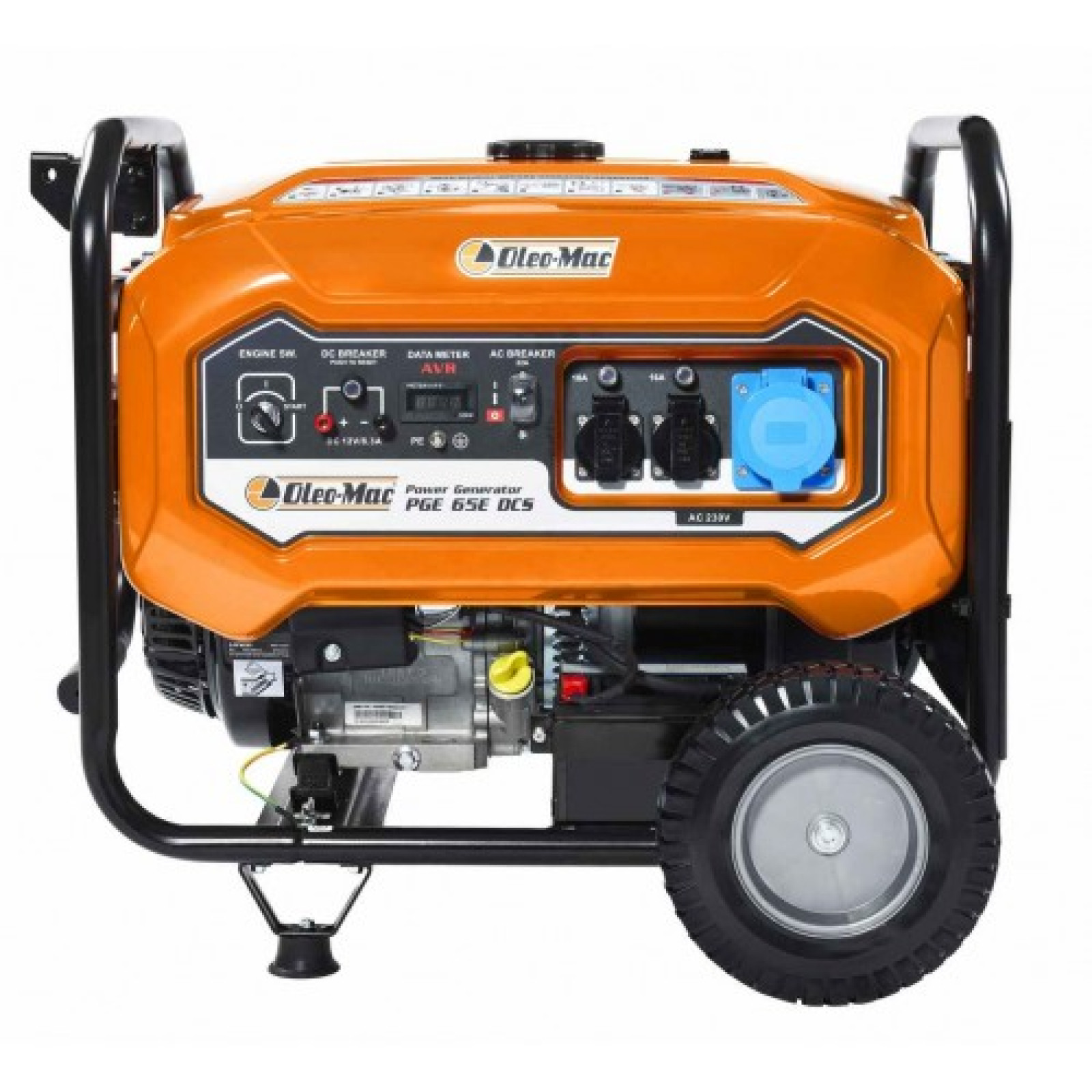 Генератор Бензиновый Oleo-Mac PGE 65E DCS (5,0 кВт) 65019004