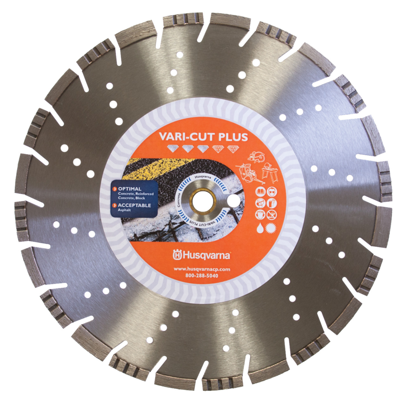 Алмазный Диск Husqvarna VARI-CUT Plus (350мм) Железобетон, Кирпич, Абразивные Материалы 5879045-01 Алмазный Диск Husqvarna VARI-CUT Plus (350мм) Железобетон, Кирпич, Абразивные Материалы 5879045-01