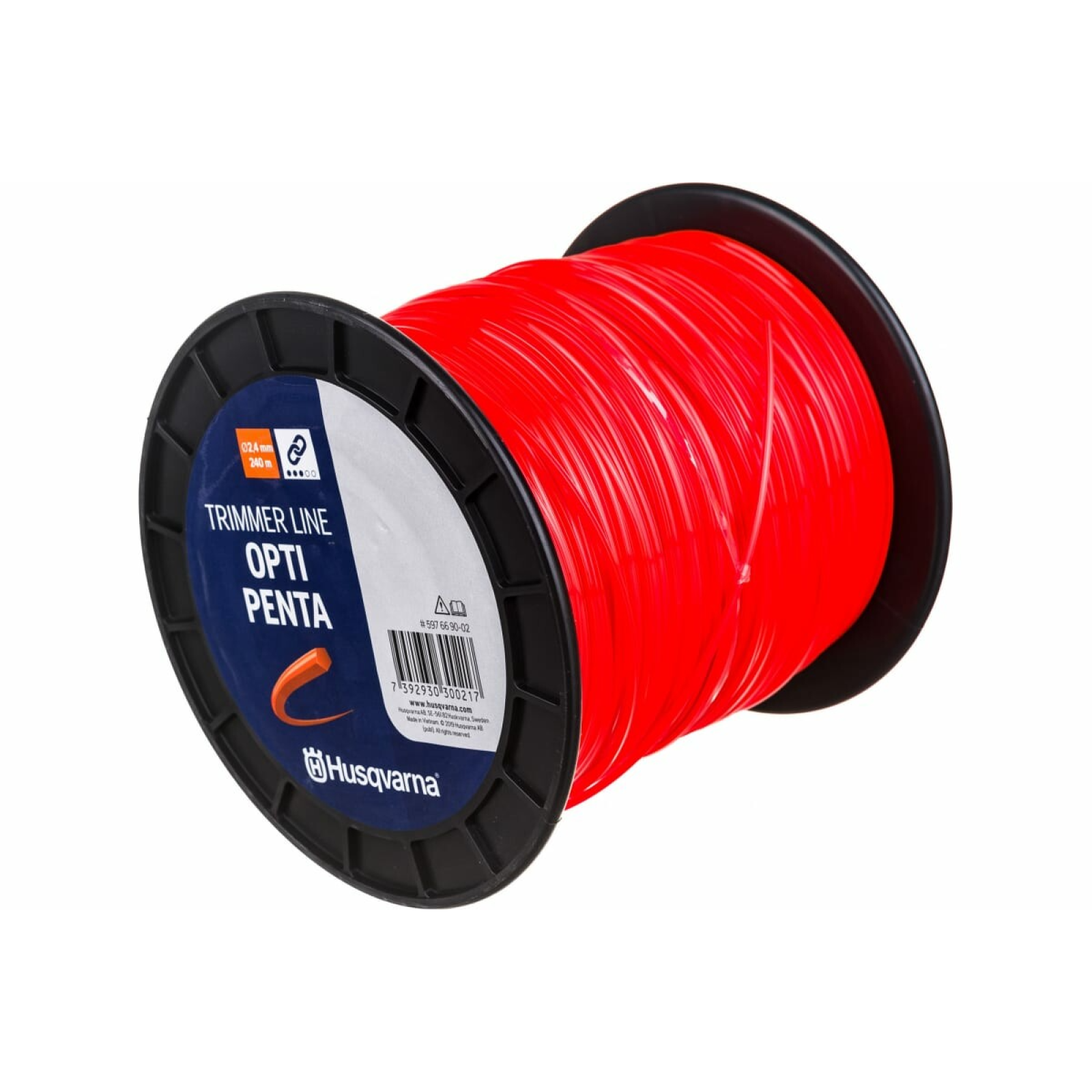 Корд Триммерный Husqvarna Opti Penta Оранжевый, Катушка (2,4мм*240м) 5976690-02