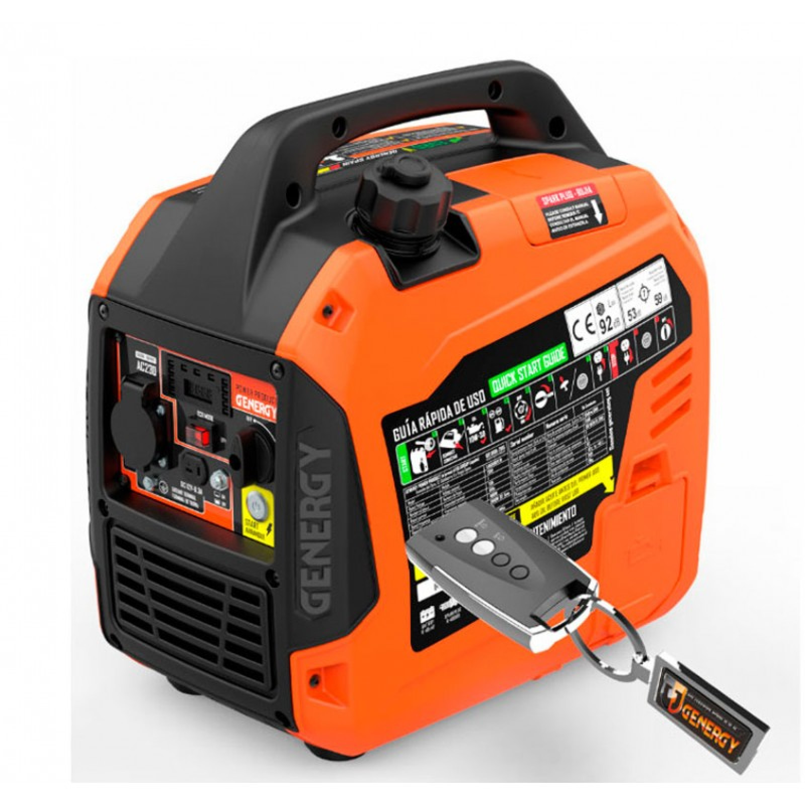 Генератор инверторный бензиновый GENERGY LANZAROTE III RC 2 кВт
