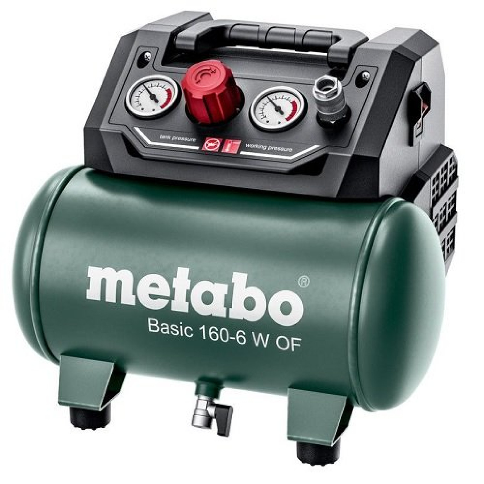 Компрессор Поршневой Безмасляный Metabo Basic 160-6 W OF (6л) 601501000