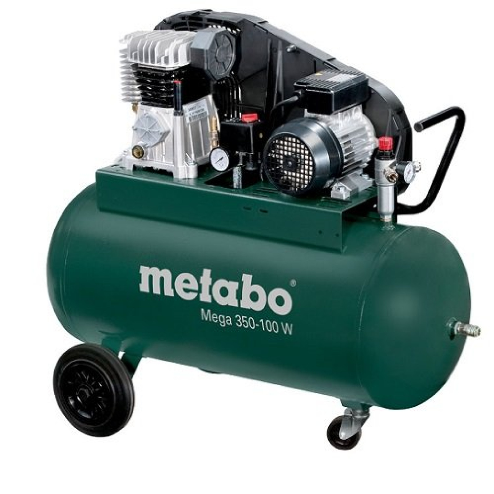 Компрессор Поршневой Масляный Metabo Mega 350-100 W (90л) 601538000