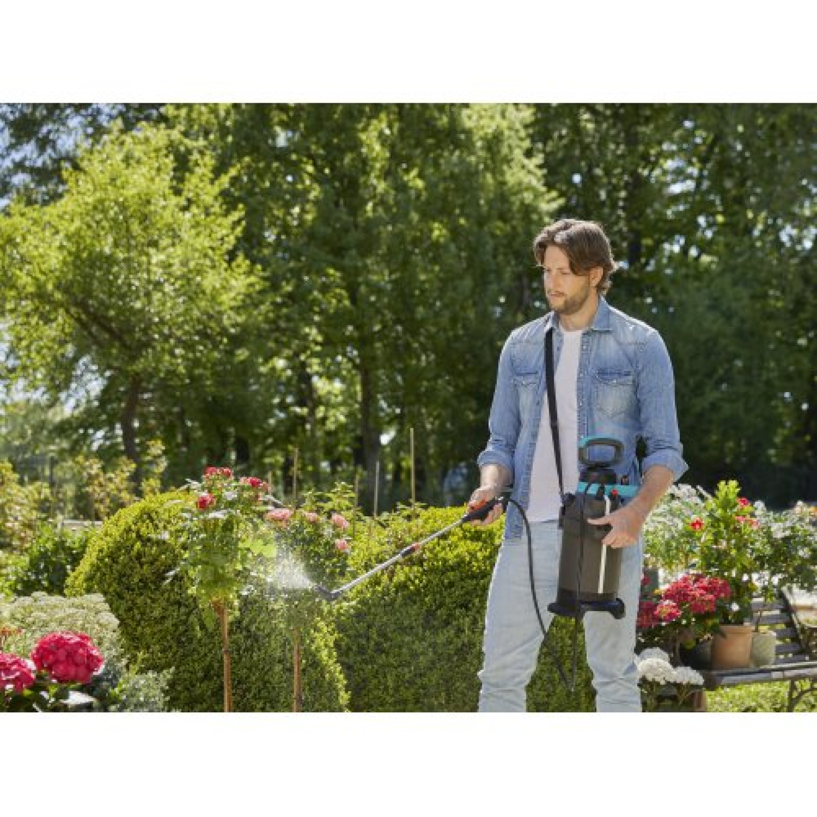 Опрыскиватель Наплечный Аккумуляторный Gardena EasyPump (5л) 11136-20.000.00