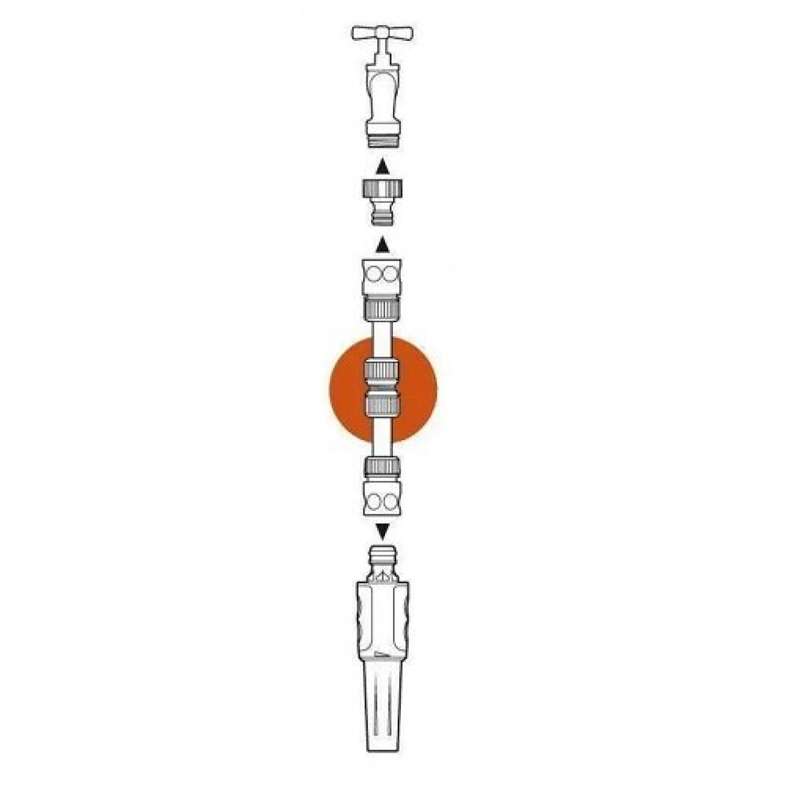 Муфта ремонтна Gardena 19 мм 3/4"