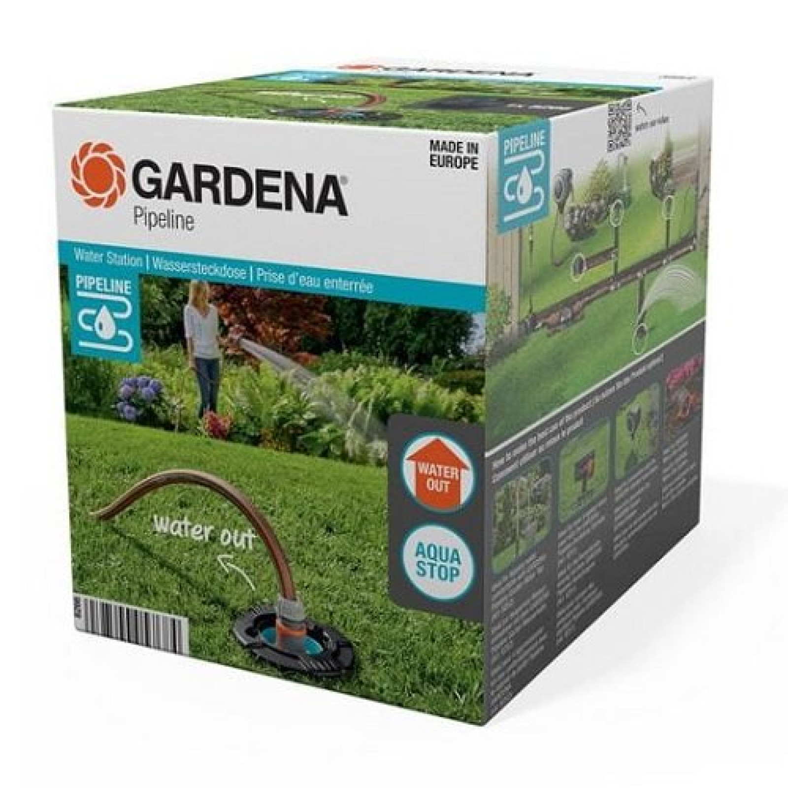 Водозабірна колонка Gardena підземна з автостопом 3/4"