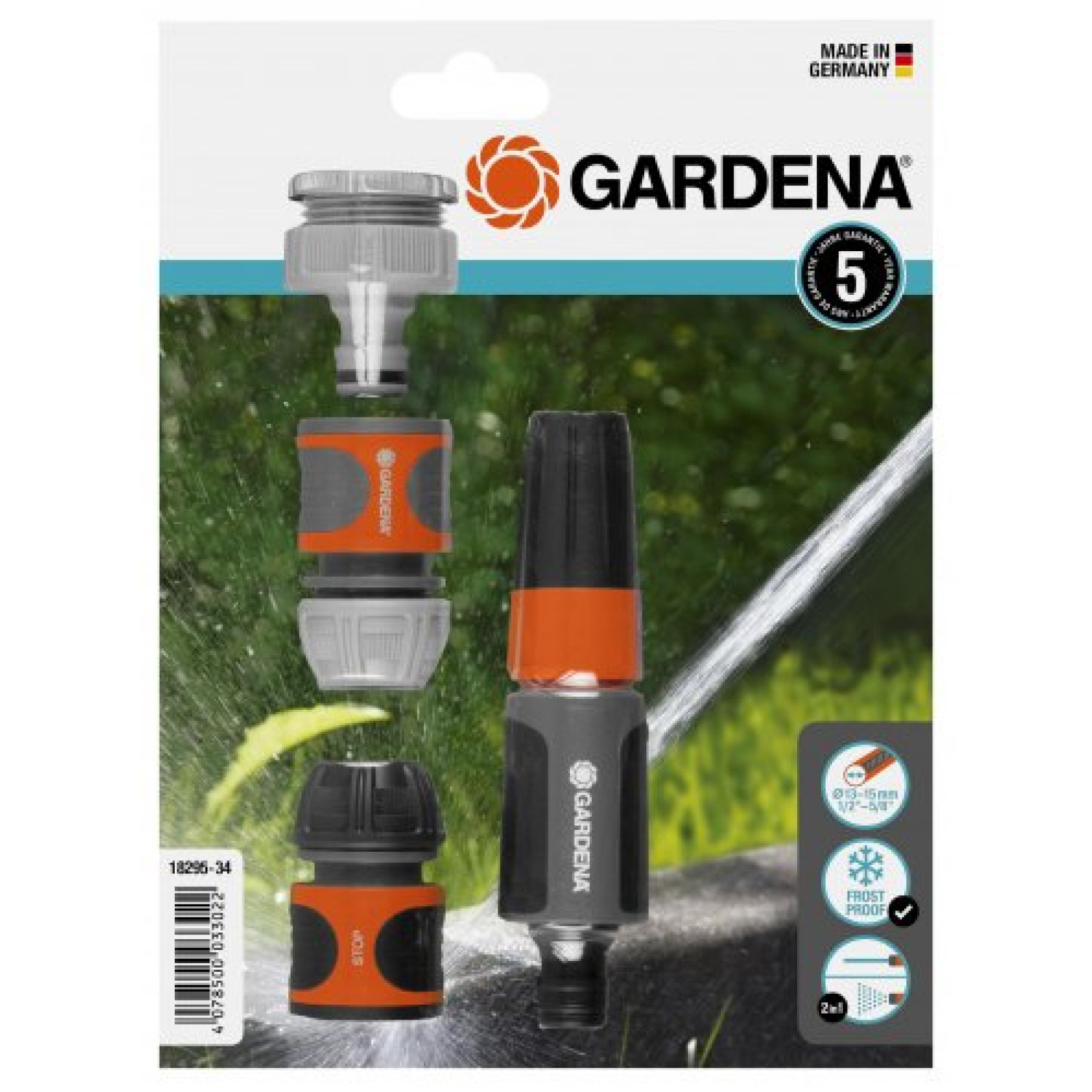 Наконечник для полива Gardena Classic + комплект коннекторов