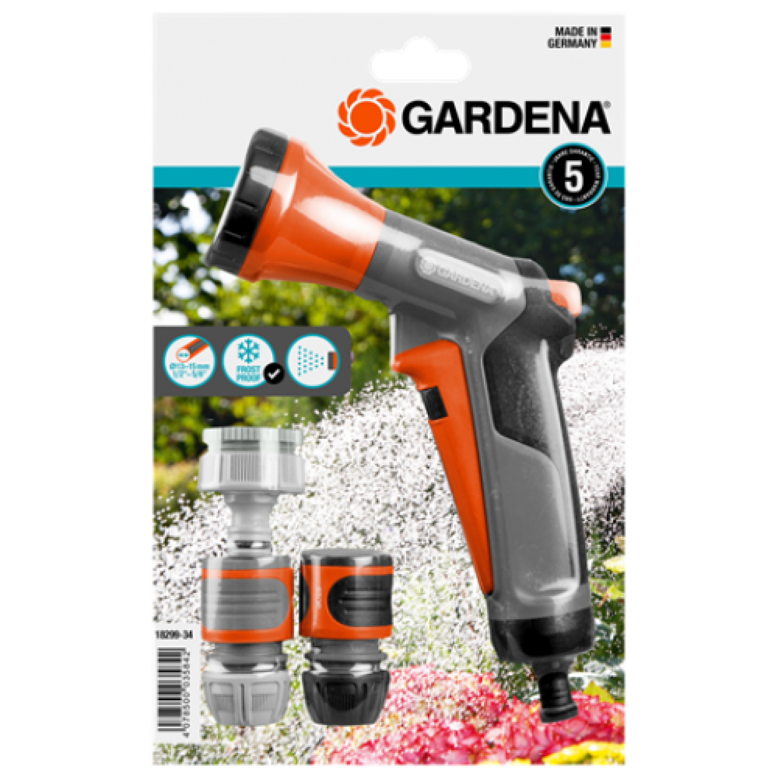 Пістолет для поливу + набір конекторів Gardena Classic