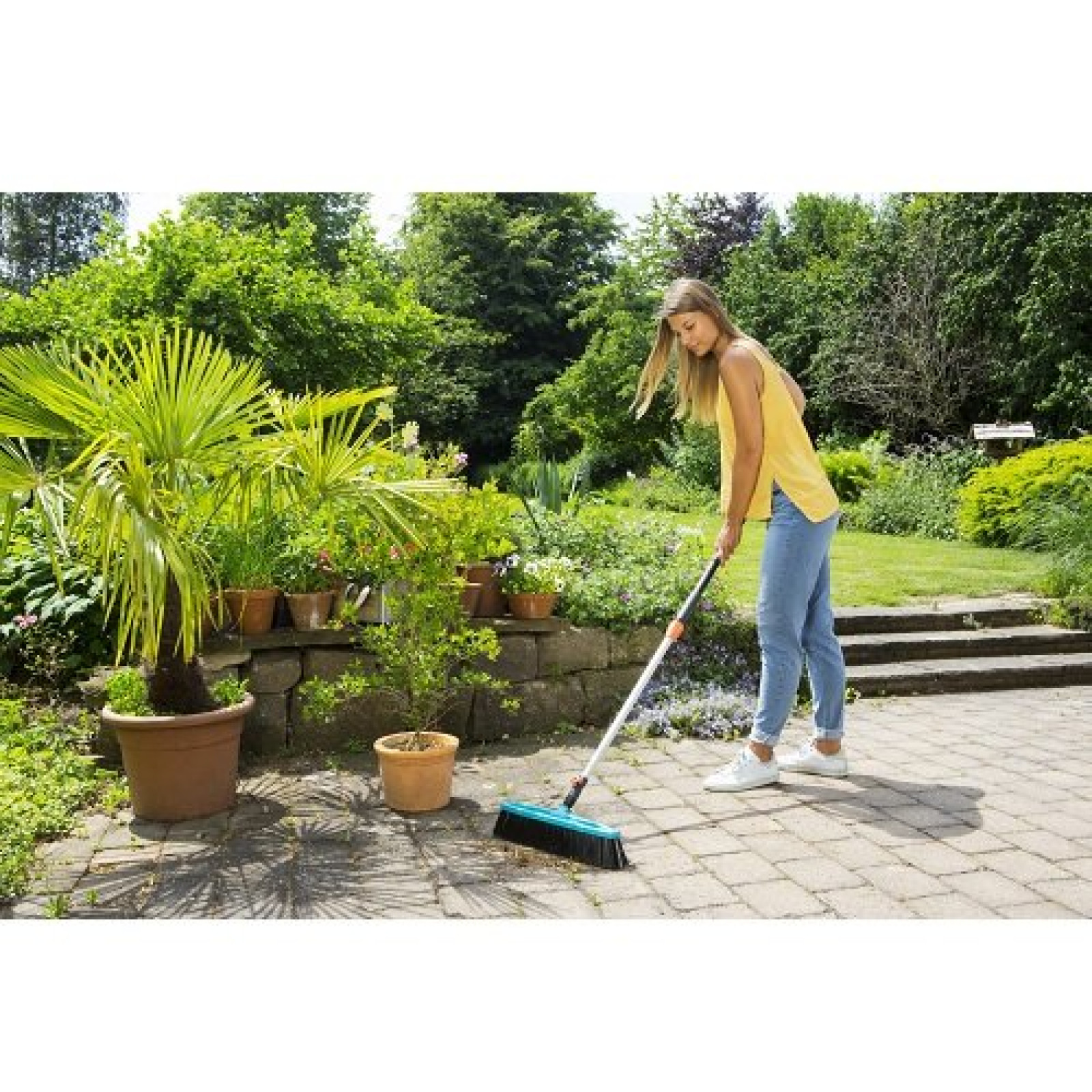 Ручка телескопическая GARDENA Combisystem 90-145 см алюминиевая
