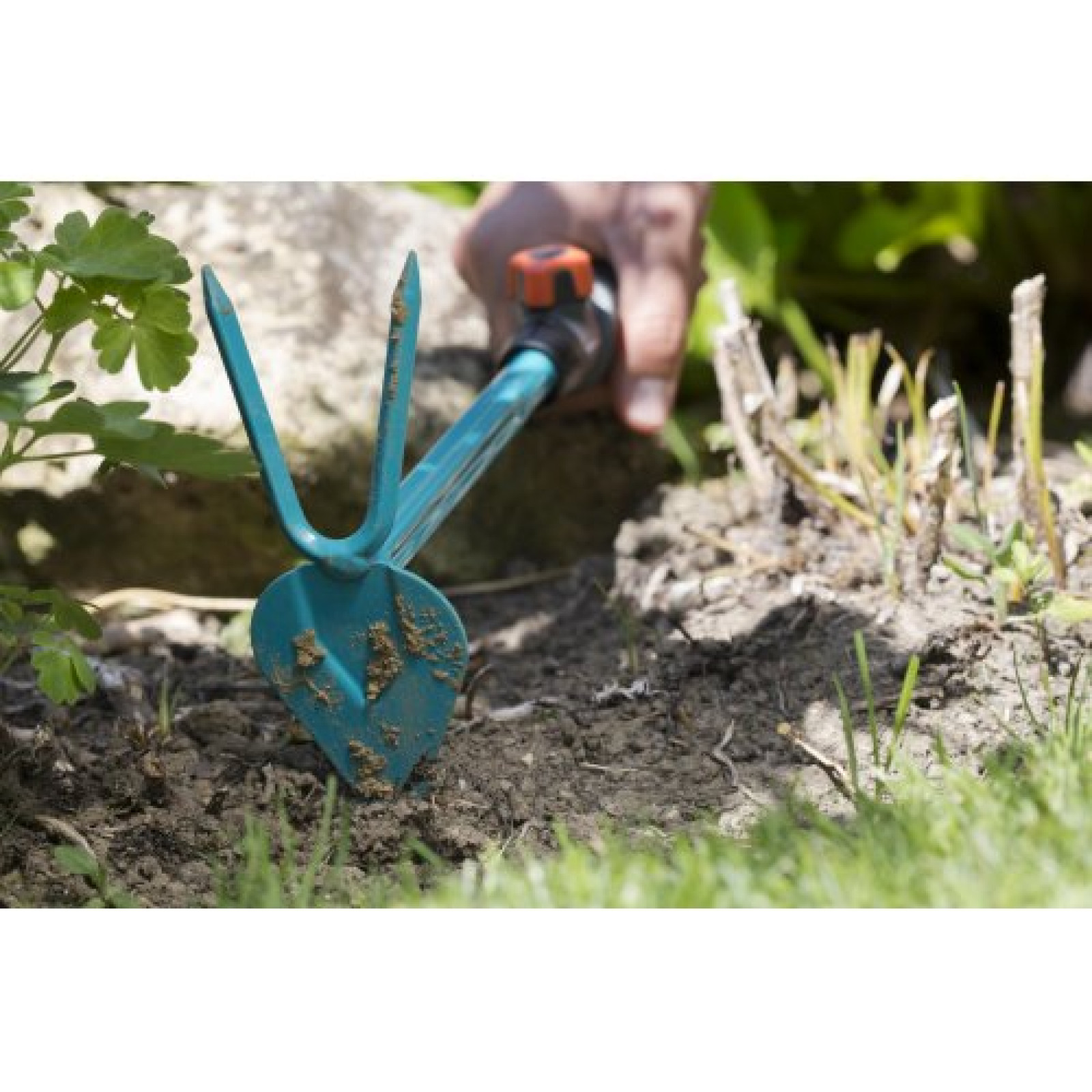Сапка ручная Gardena Combisystem Classic Ergo 2 зубца