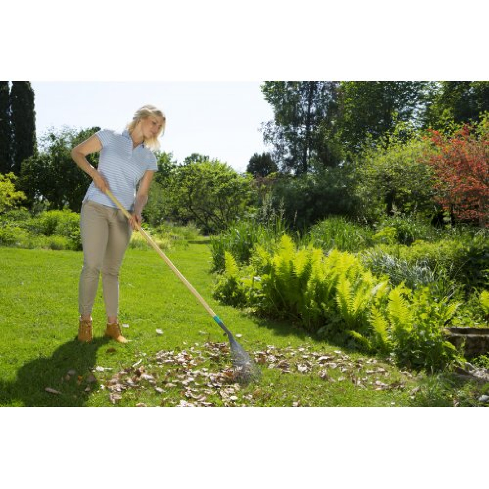 Грабли веерные с ручкой Gardena ClassicLine