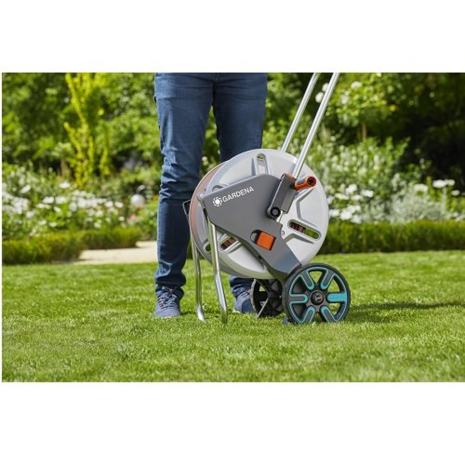 Візок для шланга GARDENA AquaRoll M Metal