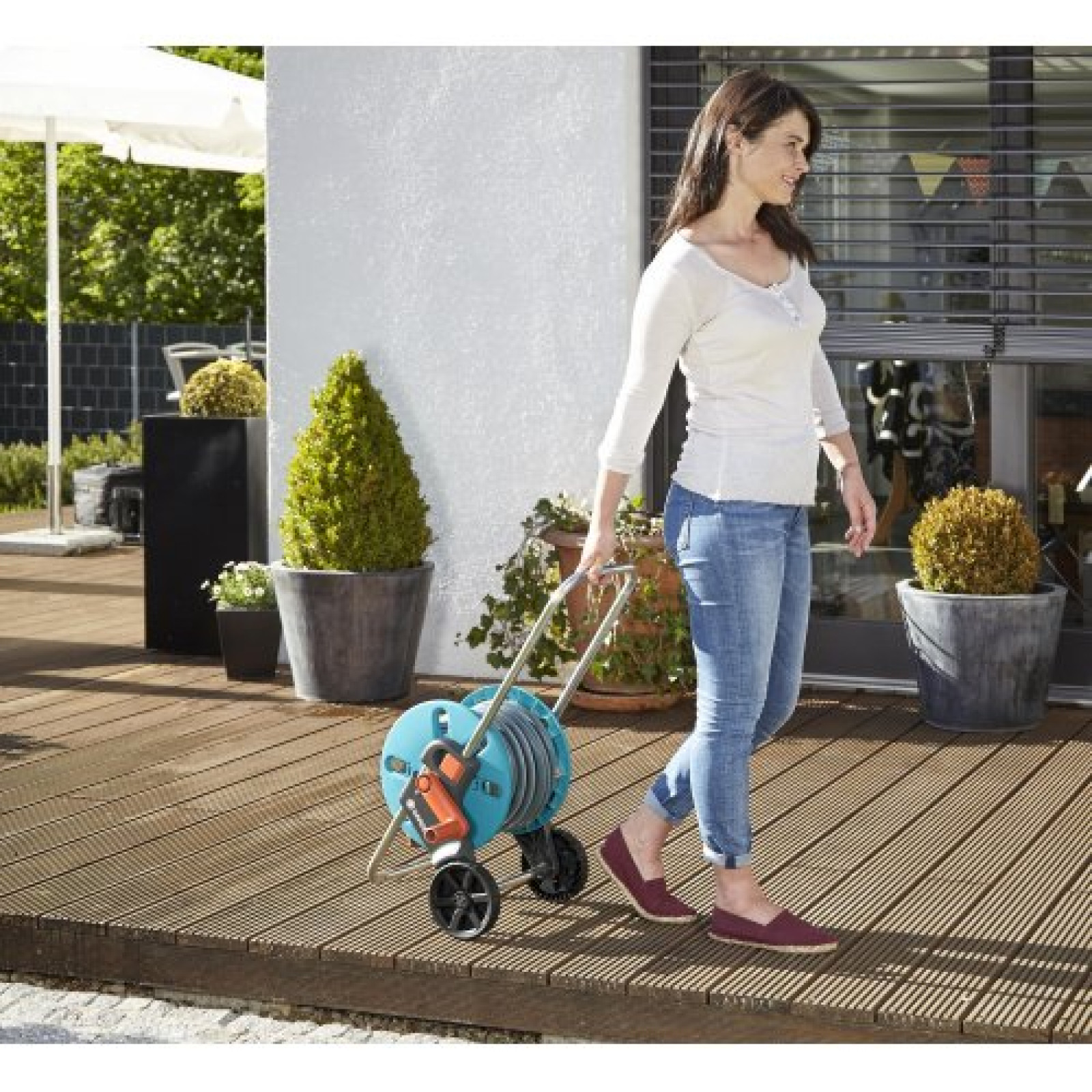 Візок для шлангу GARDENA AquaRoll S