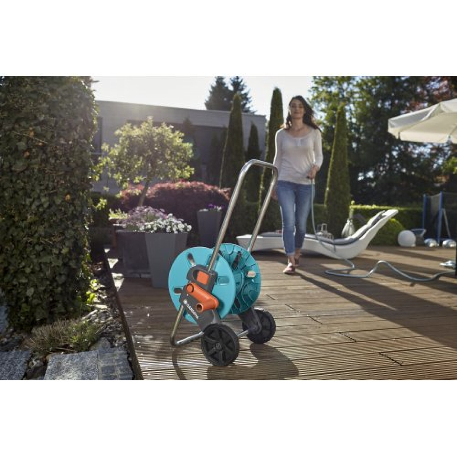 Візок для шлангу GARDENA AquaRoll S