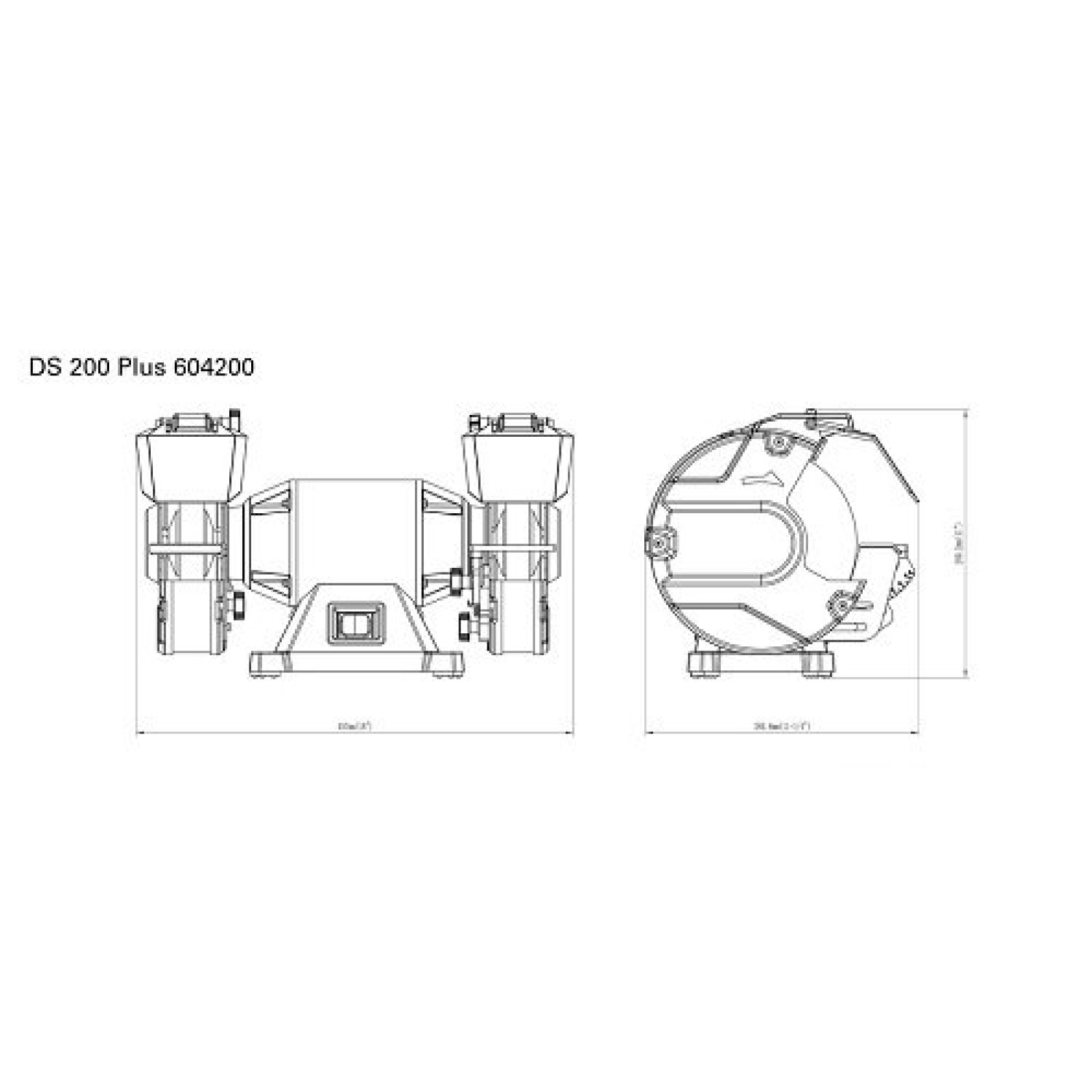 Точильний Верстат Metabo DS 200 Plus 604200000