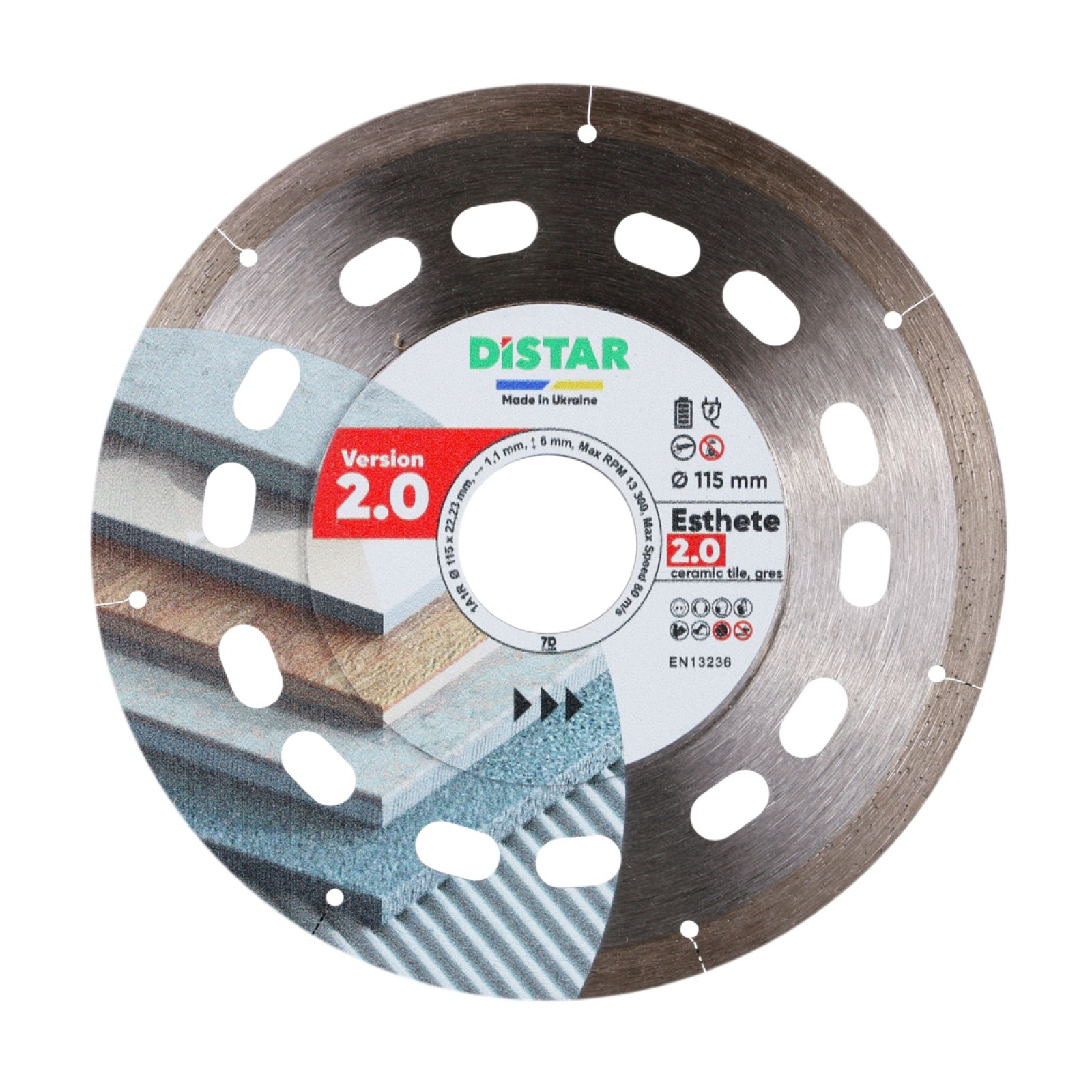 Круг алмазный отрезной Distar 1A1R 115x1,1/0,9x6x22,23 Esthete 2.0