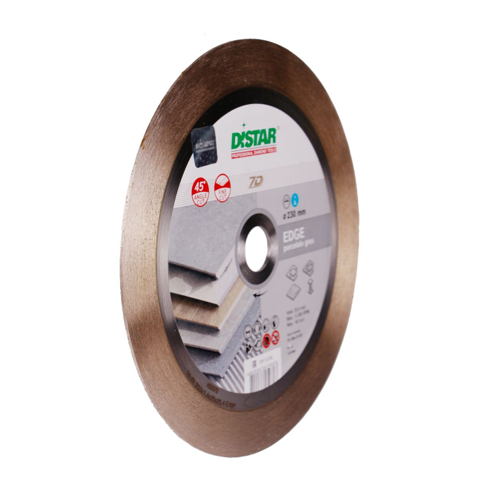 Круг алмазный отрезной Distar 1A1R 230x1,4/1/1,6x25x25,4 Edge