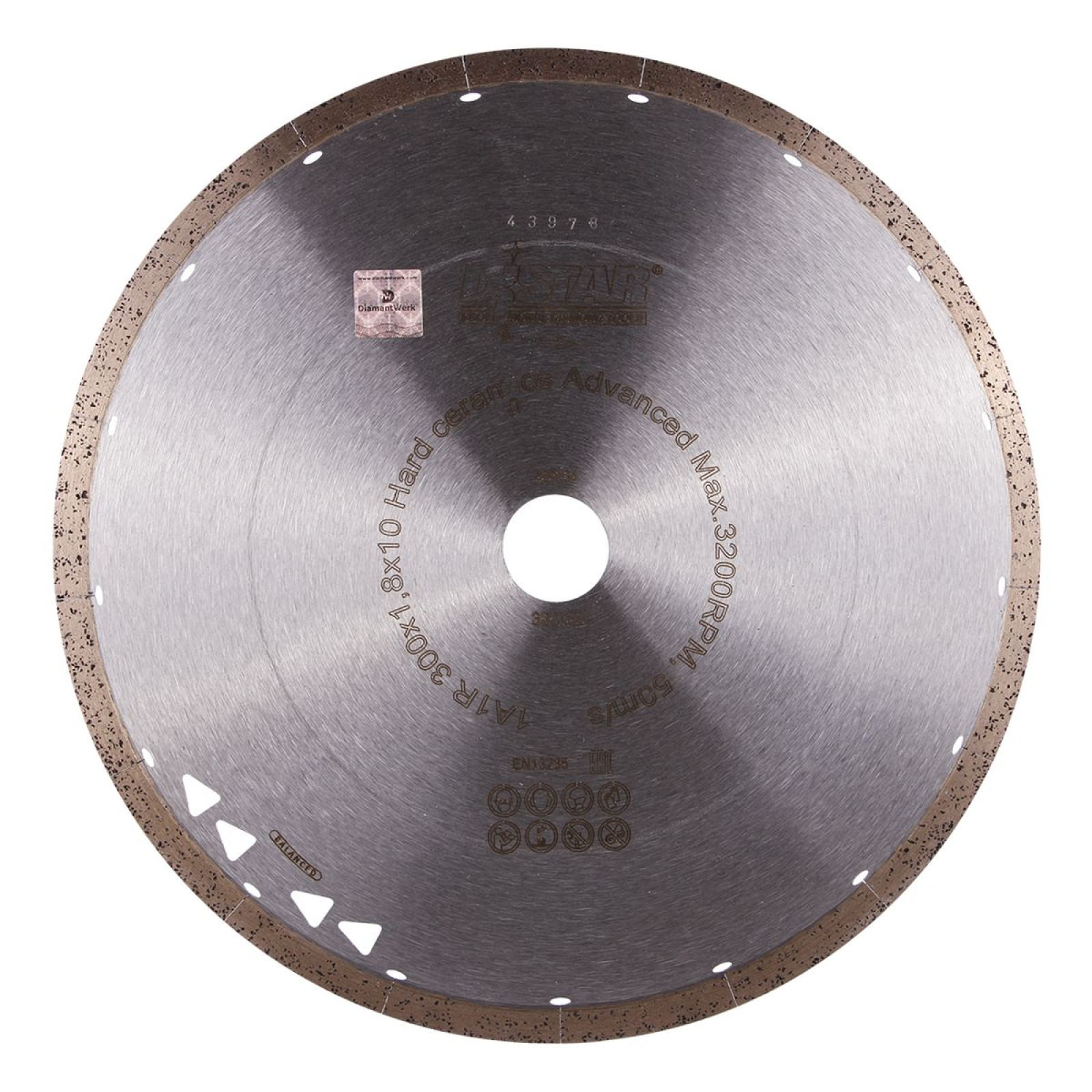 Круг алмазный отрезной Distar 1A1R 300x1,8/1,5x10x32 Hard ceramics Advanced