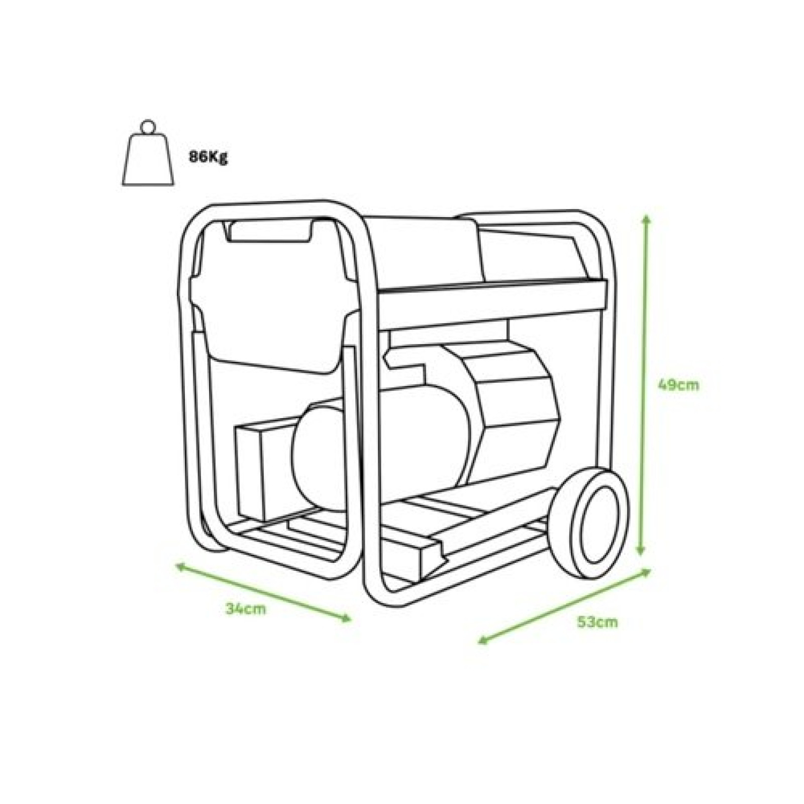 Генератор Дизельный Genergy Limited 3000D (3 кВт) 240332090