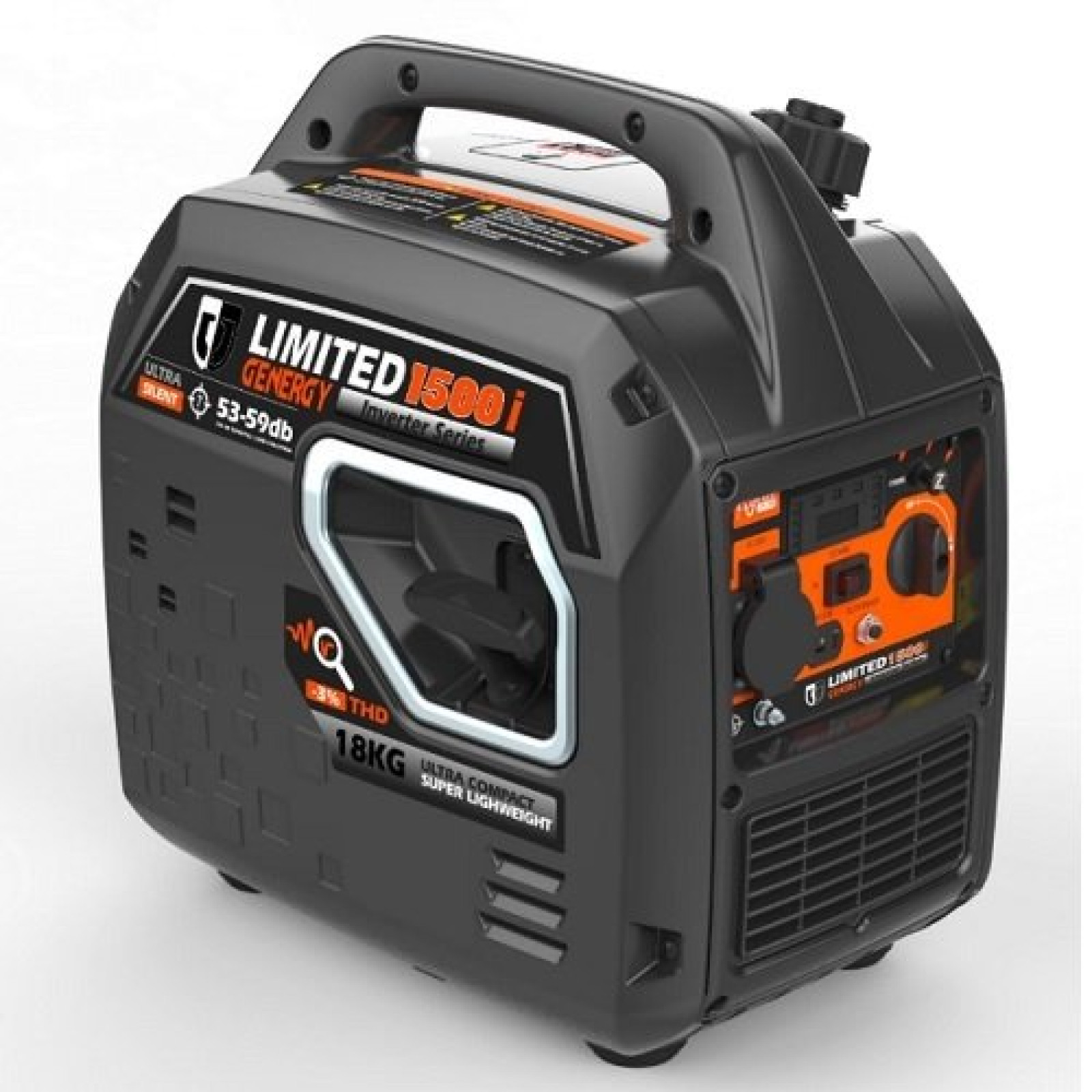 Генератор Инверторный Бензиновый Genergy Limited 1500i (1,6 кВт) 240021090 Генератор Инверторный Бензиновый Genergy Limited 1500i (1,6 кВт) 240021090