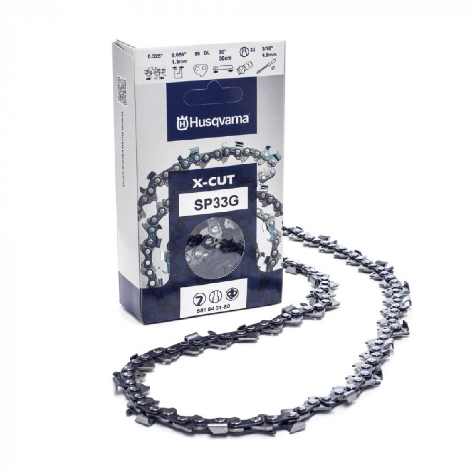 Цепь пильная Husqvarna X-Cut SP33G 15 дюймов 0,325 1,3 мм 64DL