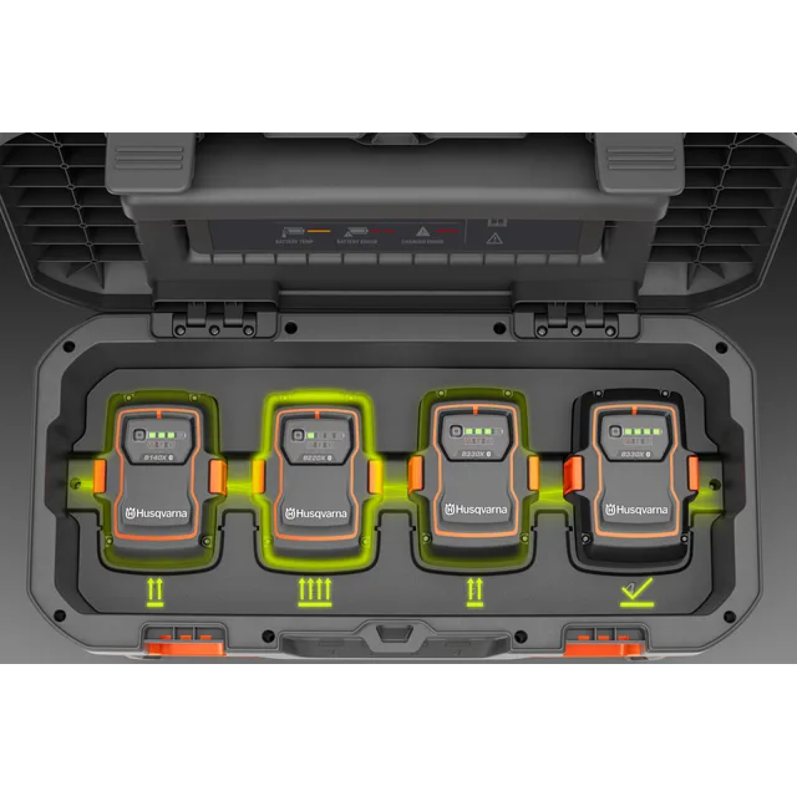 Зарядное устройство Husqvarna 40-C1000x4 (4 слота) 9707048-01