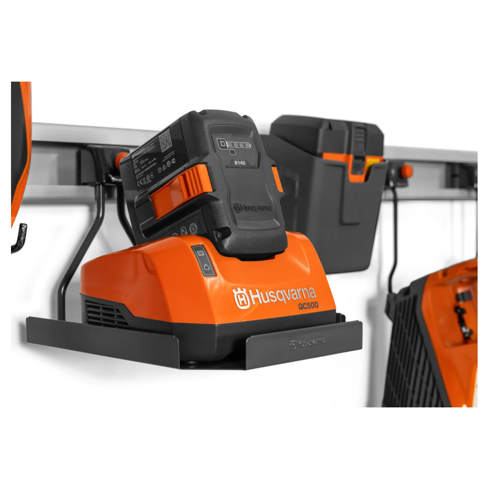 Полка для аккумулятора и зарядного устройства Husqvarna (к системе хранения) 5477455-01